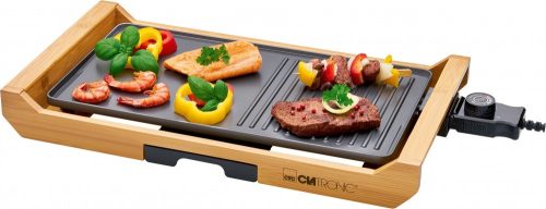 Clatronic TG 3697 grill, asztali, bambusz